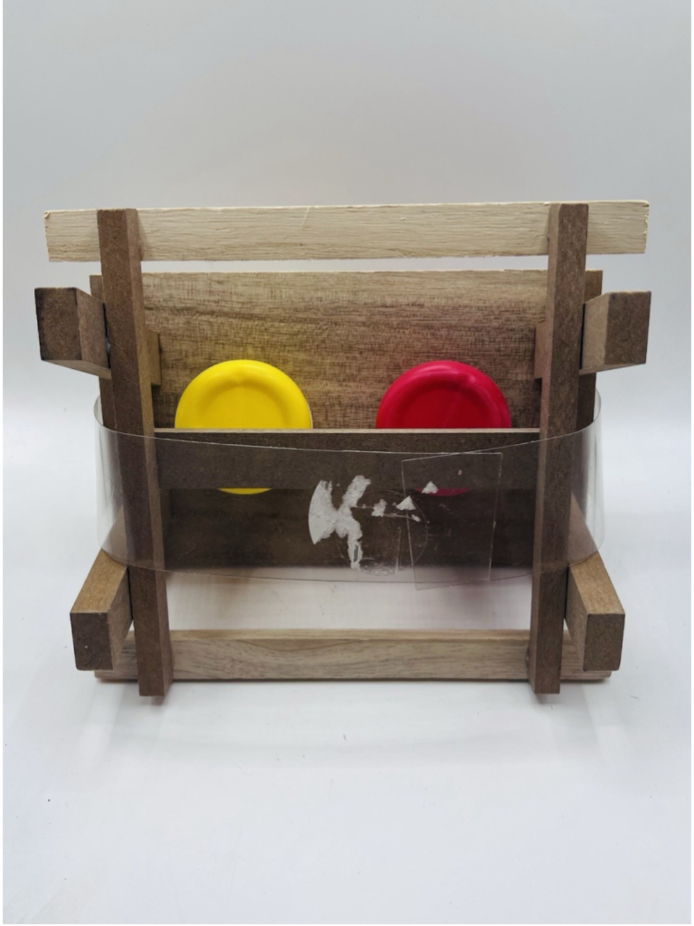 Vintage Ketchup Mustard Picnic Table Wood Condiment Holder Barbecue Cookout NEW - Picture 5 of 5